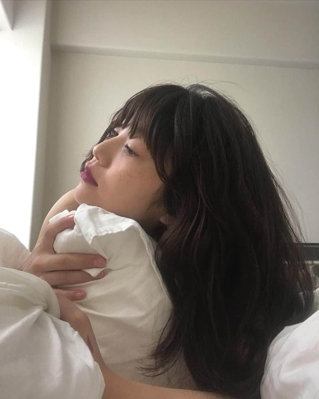 Kyokoさんのインスタグラム写真 - (KyokoInstagram)「髪の毛の妖怪 紅はカシス色」8月14日 12時19分 - kyontokio