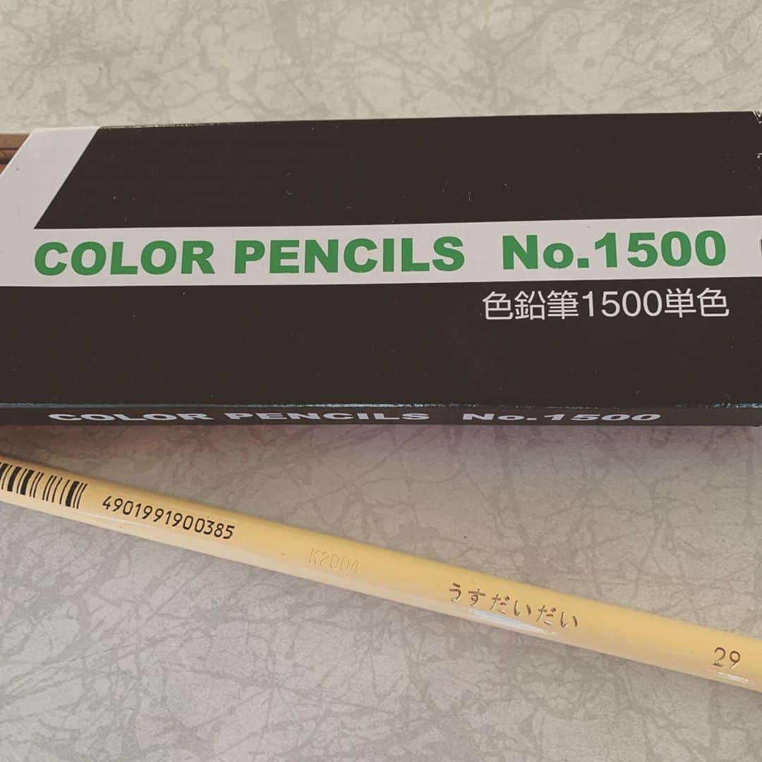 都竹悦子さんのインスタグラム写真 - (都竹悦子Instagram)「うすだいだい  肌色、ではもう売られていないんですね。 素敵なことなのかなー(^^)  #時代の変化　#肌色鉛筆　#うすだいだい　#肌色　#色鉛筆　#トンボ　#お絵描き大好きな　#我が娘　#ダース買い」8月14日 12時53分 - etsukotsuzuku