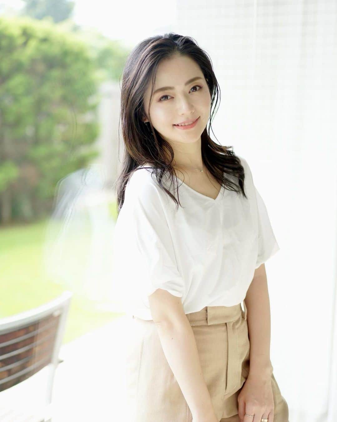 山口愛実のインスタグラム：「すぐ笑っちゃうんです😆 目尻シワシワw」
