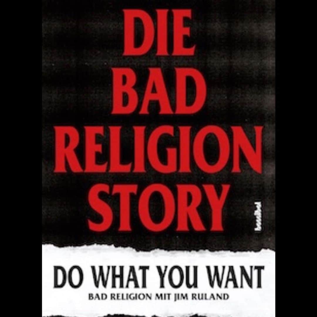 Bad Religionさんのインスタグラム写真 - (Bad ReligionInstagram)「Unser Buch erscheint am kommenden Dienstag, den 18. August.  Erhältlich überall dort, wo Bücher verkauft werden. #dowhatyouwantbook」8月14日 23時02分 - badreligionband
