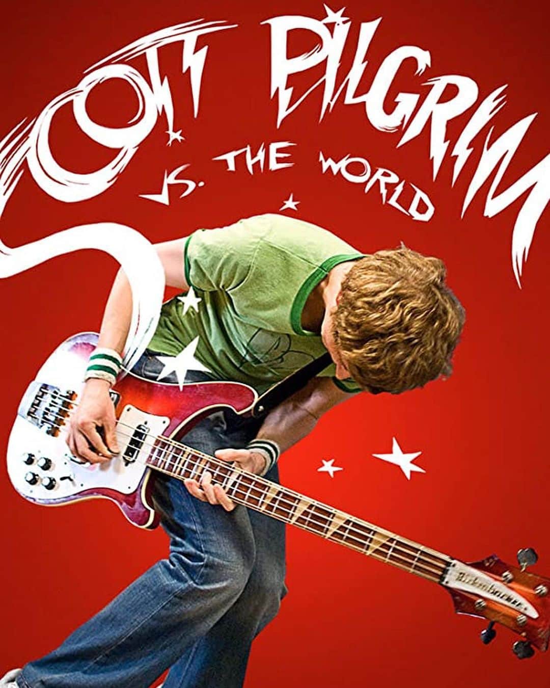 Beckさんのインスタグラム写真 - (BeckInstagram)「It’s been 10 years since the film Scott Pilgrim came out. I’m happy to have been a part of it, writing the songs for the fictional band in the film, Sex Bob-Omb. In 2009 director @edgarwright reached out about something he was working on based on the Scott pilgrim comic book. He came aboard my tour bus in San Francisco where we were playing with Radiohead at Outsidelands with the pilgrim creator Bryan Lee O’Malley @radiomaru .  They showed me storyboards and we discussed what the sound of the band should feel like. There was a long talk about how fictional rock bands in films tend to not feel or sound authentic and the trick would be to make this one feel as dirty and lifelike as a real band in a garage. So with enlarged images from the comic book all around the studio for inspiration, we recorded a handful of songs quickly, direct to an eight track tape machine in my garage. I tried to leave the songs as unrehearsed and under cooked as possible. They were initially demos but Edgar liked them with mistakes and all and used those demos in the film. When the actors had to learn the music to perform it credibly in the film, they had to spend much time learning all the mistakes and idiosyncrasies in the recordings. Most directors would want something much more polished so it was bold of him to use material this rough in a commercial film.  He also enlisted other friends like @corneliusofficial and @brokensocialscene @metric to write the fictional music as well to help make the unique universe of the film.  When I saw the final version, I felt like it was ahead of its time. It’s good to know it’s found an audience over the years and others continue to discover it. Congrats to Edgar and everybody who put so much into this movie to make something special. #scottpilgrim」8月14日 23時16分 - beck