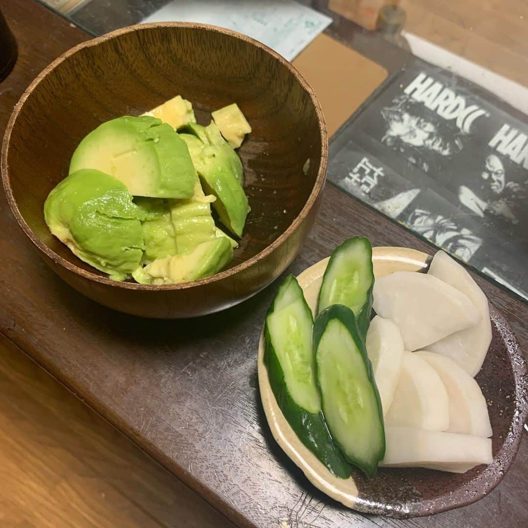 アイアム野田のインスタグラム：「無印のぬかで漬けた結果、アボカドが１番の美味！酒のつまみに最適！」