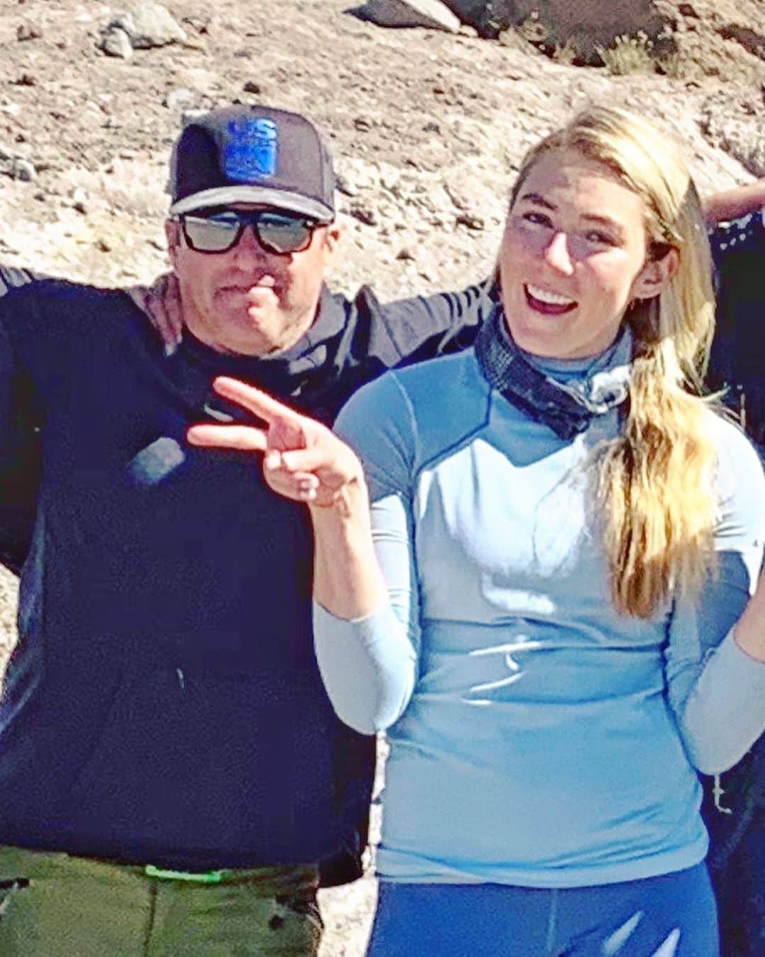 ミカエラ・シフリンさんのインスタグラム写真 - (ミカエラ・シフリンInstagram)「This guy. . . . . . is not wearing a helmet. 🤫🤫🤫 (look, it was hot and sunny and he took a quick break okay layy offffff sheeesh🙈)  In all seriousness, I have to thank him. Big time. I mean, there are a lot of people that I have to thank in my life but let’s just designate this moment for Mike. Throughout this incredibly strange period of time and with all the uncertainty floating in the air (and his wingman @jefflackie being exiled in Canada) he has remained steadfast in committing to finding on-snow training with the very best conditions possible and piecing together a group of amazing people to fill in for the staff that we’ve been missing (refer to: wingman exiled in Canada, also ski magician @stroblijohann exiled in Austria). Back in April, I was mentally preparing for a summer with zero time on my skis, and then just jumping in the first race of the season like 🤷‍♀️🤷‍♀️. He has not allowed that to happen, in fact we’ve had some incredibly productive training days in the midst of all this craziness. But let’s take a little trip down memory lane- not that far really- just back to January 29. 10pm, when I knocked on his door, and choked out that my Dad had an accident at home. Could he just maybe help my mom and me find a flight to get home... now? We found a flight from Munich, 5 hours away from where we were, in the early AM. We needed to leave at 3:45 to get there... and I doubt either my mom or I were thinking clearly at all because we kinda just thought we’d magically appear at the airport. But 3:45 AM hit and Mike was there, ready to silently pack our bags into the car and drive us the 5 hours to Munich. I don’t remember asking... I just remember that he was there, and in that moment, that was everything we could have ever asked for and all that we needed. Covid has slowed a lot down, but not Mike. He has been a rock through multiple globes, Gold medals, and now the seemingly insurmountable obstacles being thrown at us but he doesn’t waver. Mike, I can just say how much I appreciate your support and loyalty through it all.  Let’s do this. 💪」8月14日 23時30分 - mikaelashiffrin