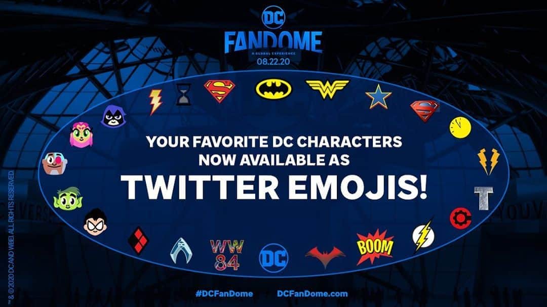Warner Bros. Picturesさんのインスタグラム写真 - (Warner Bros. PicturesInstagram)「Get hyped for #DCFanDome with new Twitter emojis including #Batman, #DCWonderWoman, #TheFlash, #Cyborg, #TheSandman, and so many more! Which ones can you find?」8月15日 0時01分 - wbpictures