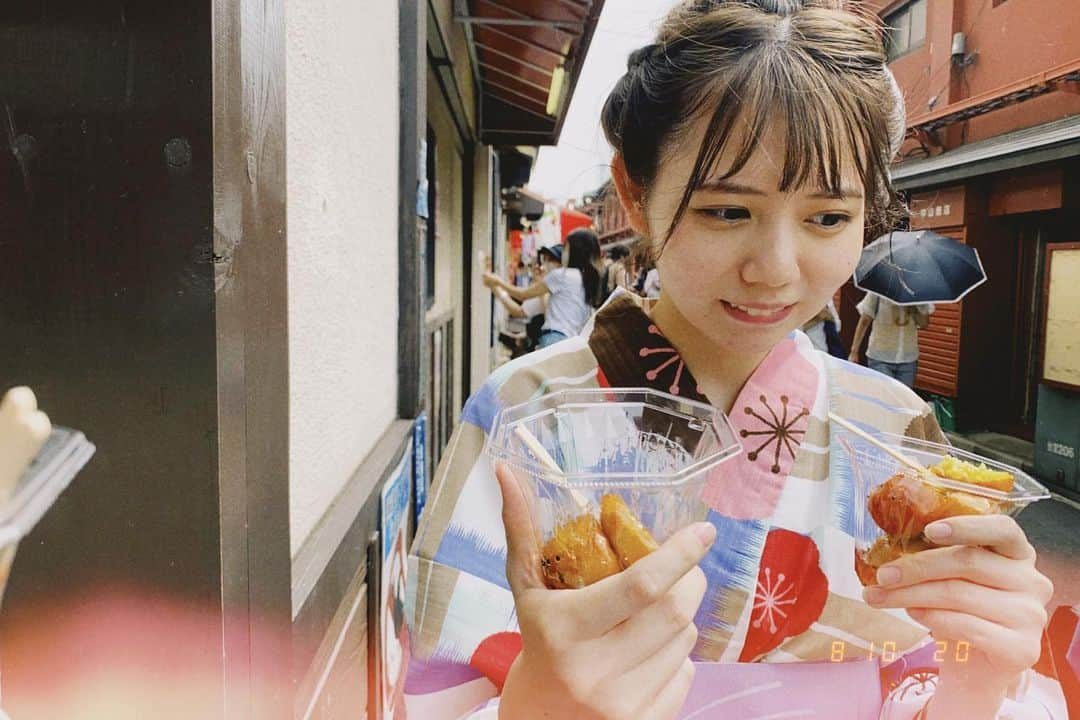 田辺奈菜美さんのインスタグラム写真 - (田辺奈菜美Instagram)「二つとも私のものだと思うじゃん？？」8月14日 18時07分 - _nanami_1110