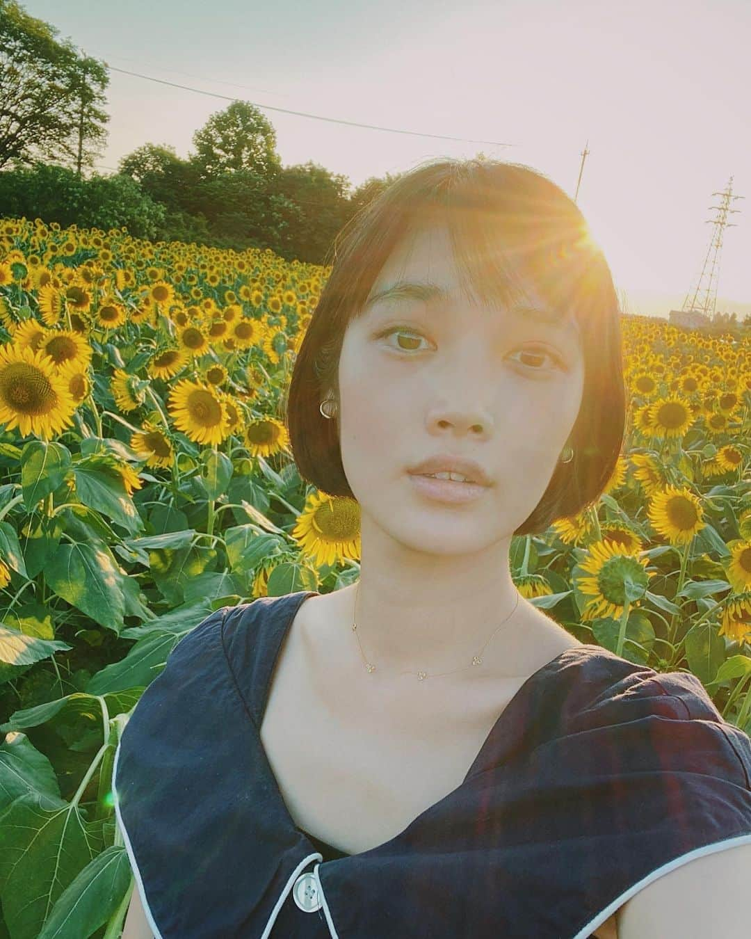 林田岬優さんのインスタグラム写真 - (林田岬優Instagram)「🌻☺️」8月14日 18時35分 - miyu_hayashida