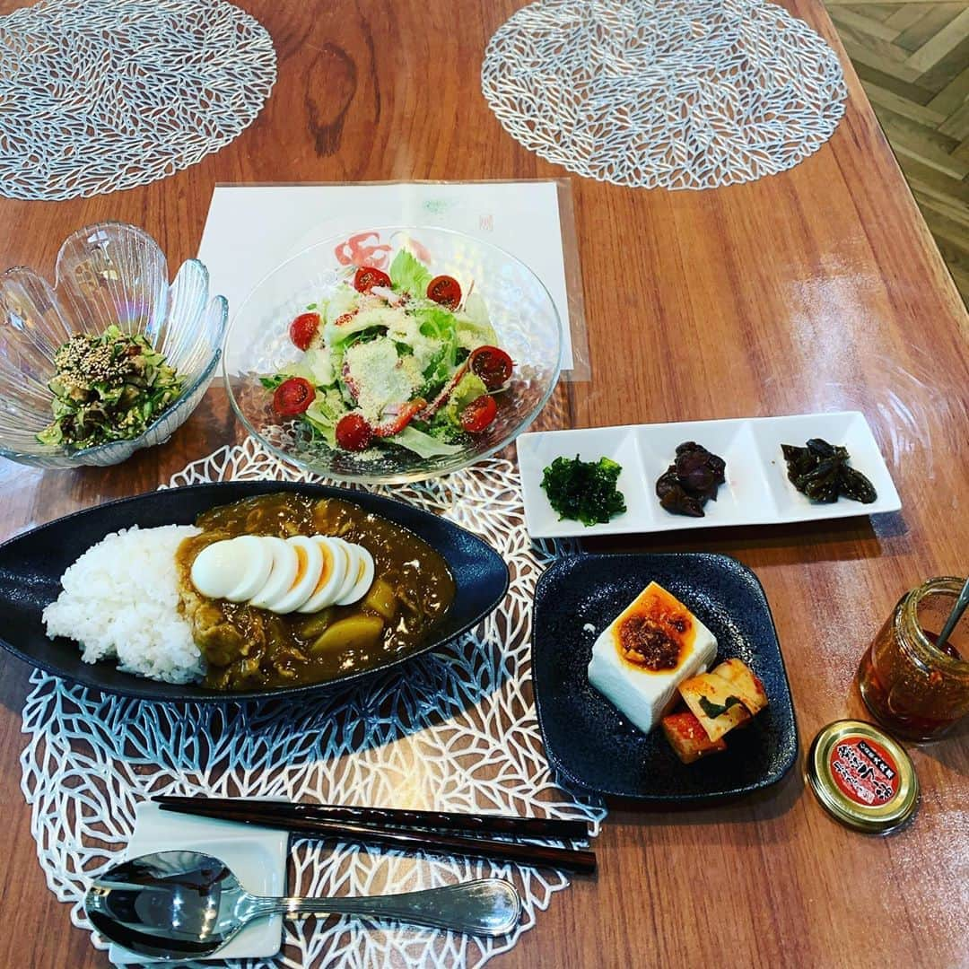 金村義明さんのインスタグラム写真 - (金村義明Instagram)「早い晩飯！ポークカレー！ 金曜日バライロダンディーリモート生放送 21時スタート」8月14日 18時56分 - yoshiaki_kanemura