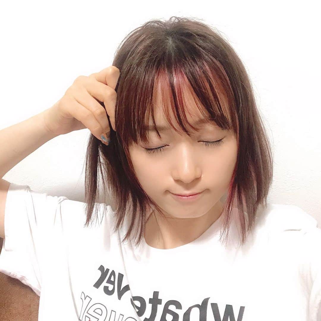 たかはしゆいさんのインスタグラム写真 - (たかはしゆいInstagram)「・ 髪の毛のびたなぁ！！！ のびるの早い笑 ・ #髪の毛伸びるの早い人  #でもいい感じ ？笑 #嫌いじゃない  #たかはしゆい」8月15日 0時30分 - t.yuirin