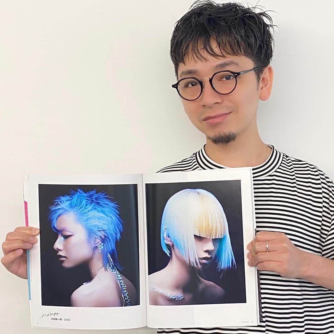 内田聡一郎さんのインスタグラム写真 - (内田聡一郎Instagram)「本日発売！SHINBIYO9月号！ 人気企画の「バチクリ！」を担当させて頂きました！カキモトアームズ小林さんとの対決企画！ 作品テーマは「ディスコネクション」 僕なりに創作性の高いディスコネを2体提案しております。 トリッキーな撮影方法アイデアなど対談ページも必見！ 久々にがっつり攻めたガチなカットカラー！ ぜひ本誌にて観てください！ 関わってくれた LECOのみんな、 村吉さん、松野さん、 しんびようの皆様、 ありがとうございました！ #lecotokyo #LECO #SHINBIYO #しんびよう #業界誌 #美容師 #クリエイティブ #デザインヘア #クリエイティブヘア  #クリエイティブフォト」8月14日 20時06分 - soucuts