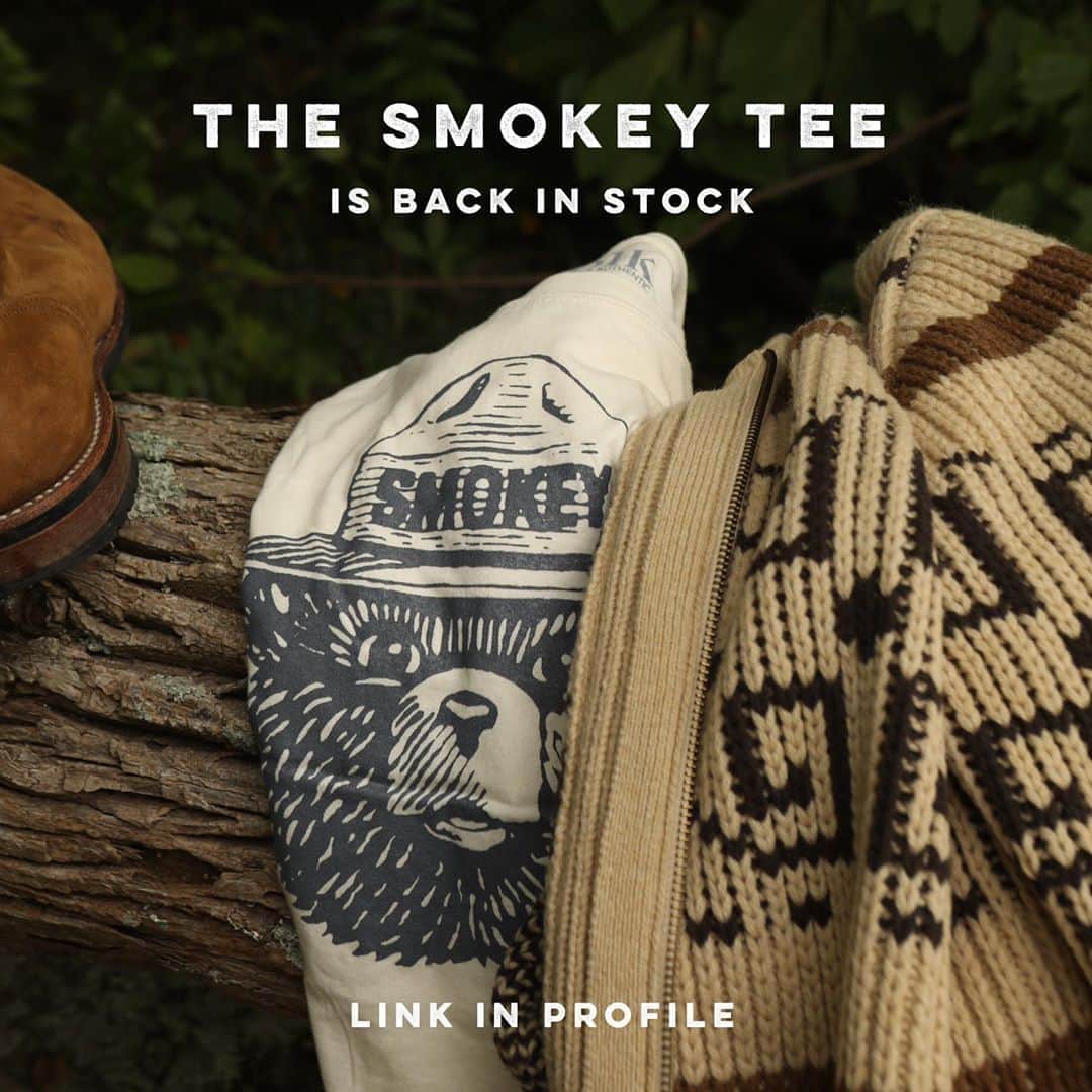 FOLKのインスタグラム：「They’re back! Use code “TWENTY” for 20% off your purchase. Also available as a sweatshirt.」