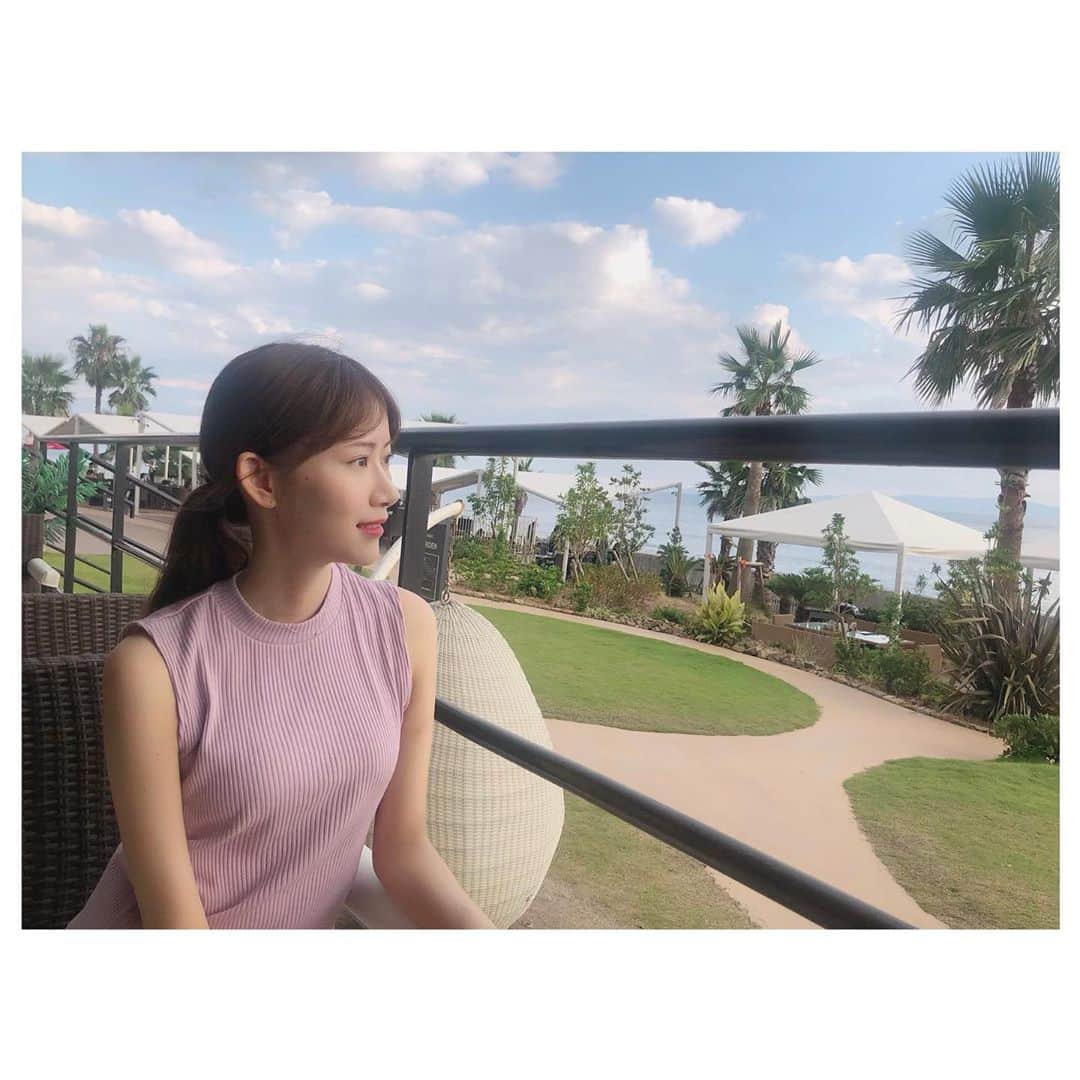 後藤理沙子のインスタグラム：「美浜までドライブ。夜空が凄く綺麗で、流れ星何回も見たの！！ 何かお願い事しようかなと思ったけど、なに一つ思い浮かばなかった〜☺️ * #summer  #drive  #happy」