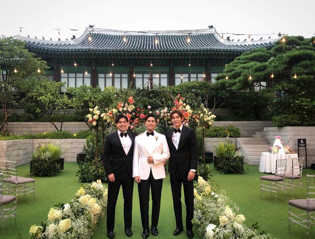 チェ・ソンジュンのインスタグラム：「우리 둘째 약혼하는 날:) 행복하렴!!」