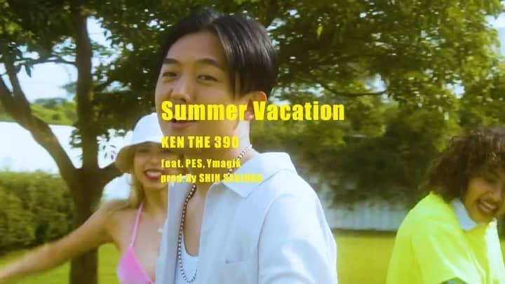 のインスタグラム：「MV公開🙌  KEN THE 390 / Summer Vacation feat. PES, Ymagik (Prod. Shin Sakiura)   #kenthe390」