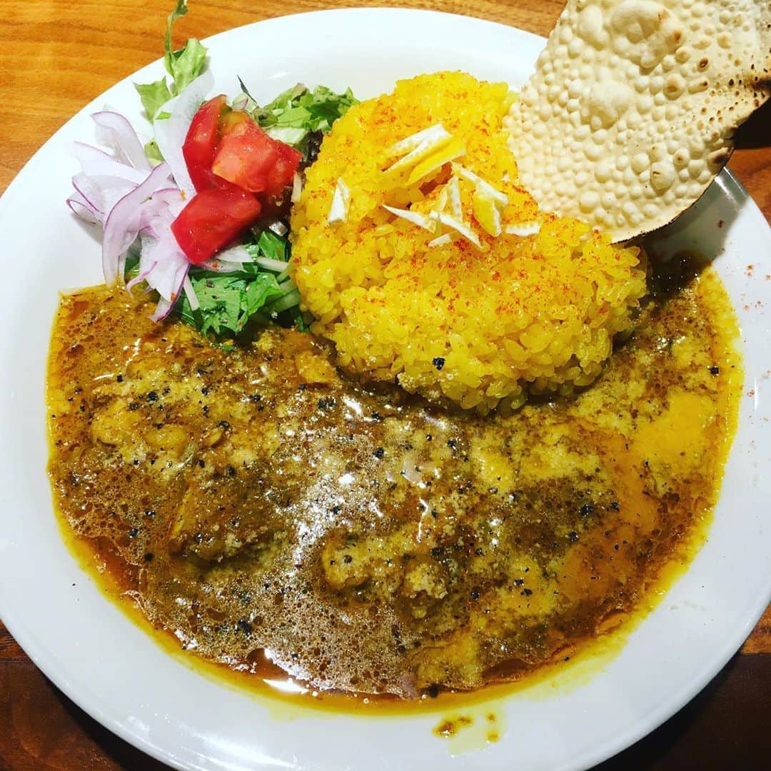 宮田麺児のインスタグラム：「レモンチキンカリー  #カレー #スパイス #カリー #スパイスカリー #コバチカリー #美味」