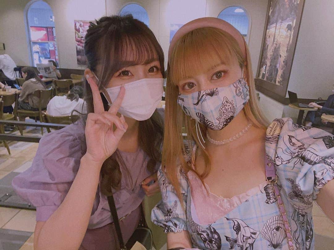 のインスタグラム：「可愛い🥺💜    #マスクメイク」
