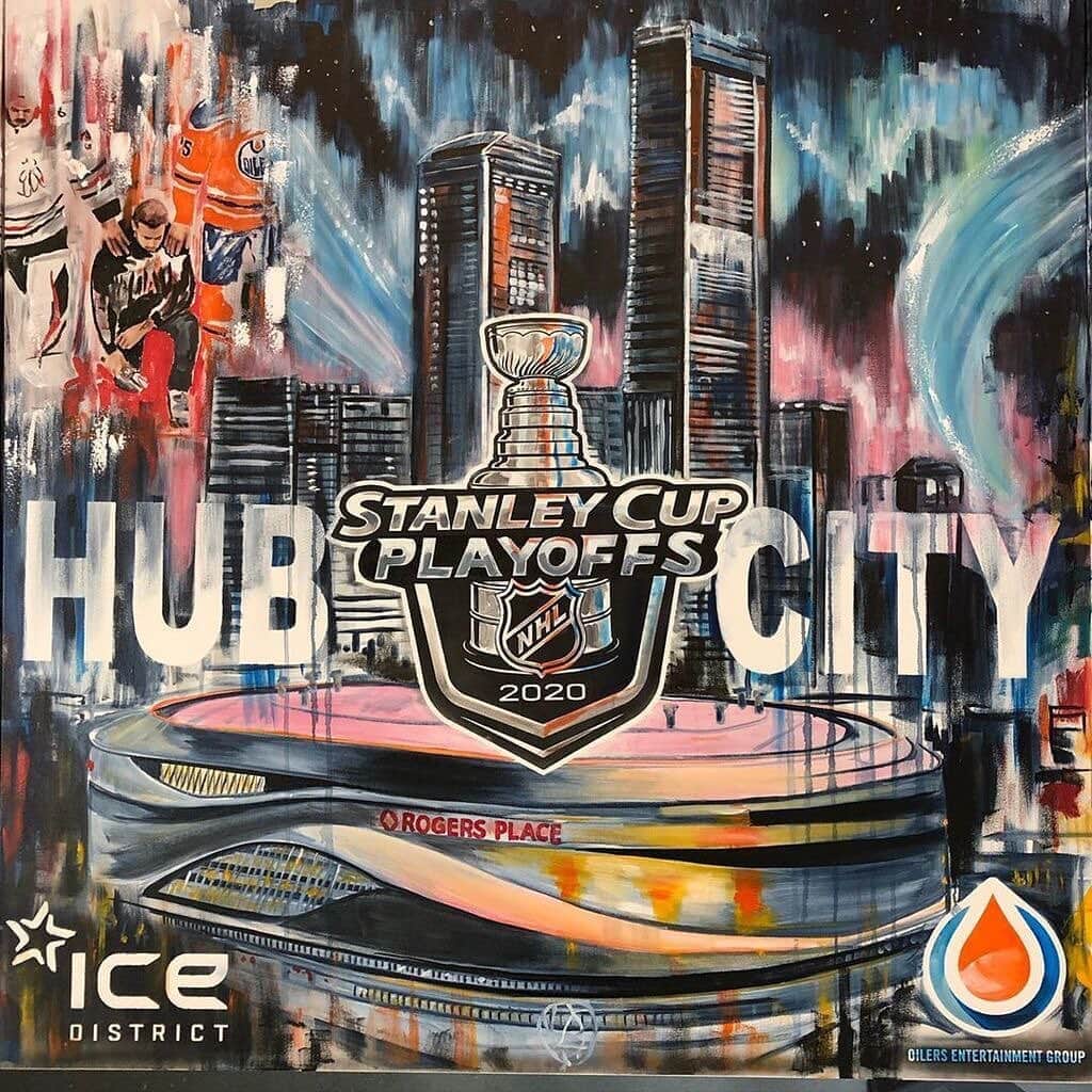 NHLさんのインスタグラム写真 - (NHLInstagram)「More from the @davidarrigo mural! #StanleyCup」8月15日 8時52分 - nhl