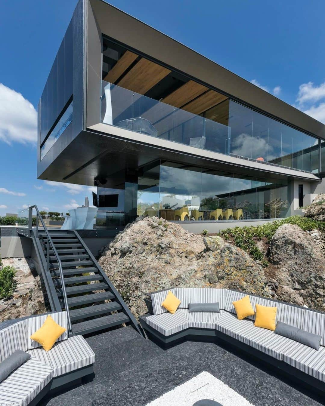 Architecture - Housesさんのインスタグラム写真 - (Architecture - HousesInstagram)「⁣ Do you imagine yourself living in a rock? 😮 RRZ Arquitectos has made it possible.⁣ Swipe up to discover this amazing eco friendly house that has been built in perfect harmony with its environment taking advantage of all its resources.🌞🌿⁣ _____⁣⁣⁣ 📐Rrz Arquitectos⁣ #archidesignhome⁣ _____⁣⁣⁣ #garden #outdoor #terrace #design #gardendesign #home #homedecor #interiordesign #terracehouse ⁣#houseexterior #pool #outdoorpool #architecture #archilovers #modernarchitecture #naturearchitecture」8月15日 0時54分 - _archidesignhome_