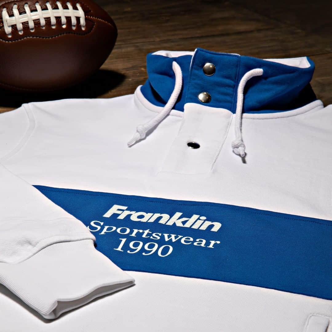 フランクリン&マーシャルのインスタグラム：「FRANKLIN & MARSHALL  SS2020 COLLECTION   Add a sporty touch  #franklinandmarshall #newcollection #ss20 #sweater」