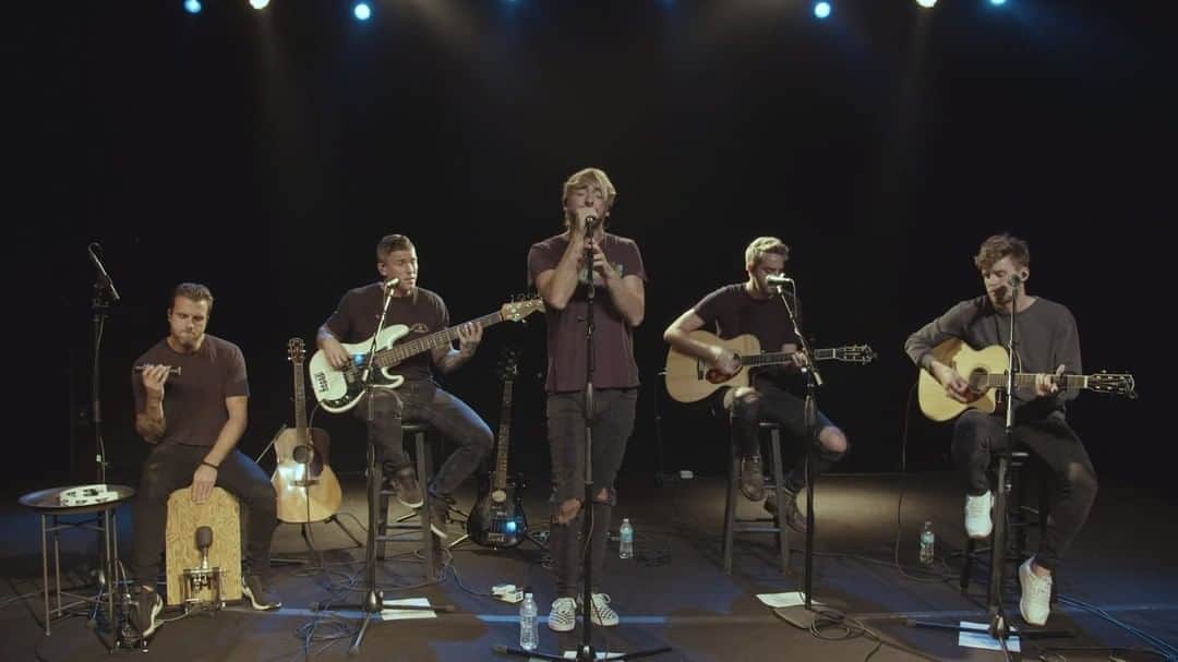 All Time Lowのインスタグラム：「This is all you get for now, tune in for our @iHeartRadio At Home Session tonight at 8pm ET on @livexlive. Fireworks and gasoline not provided, link in bio #iHeartAllTimeLow」