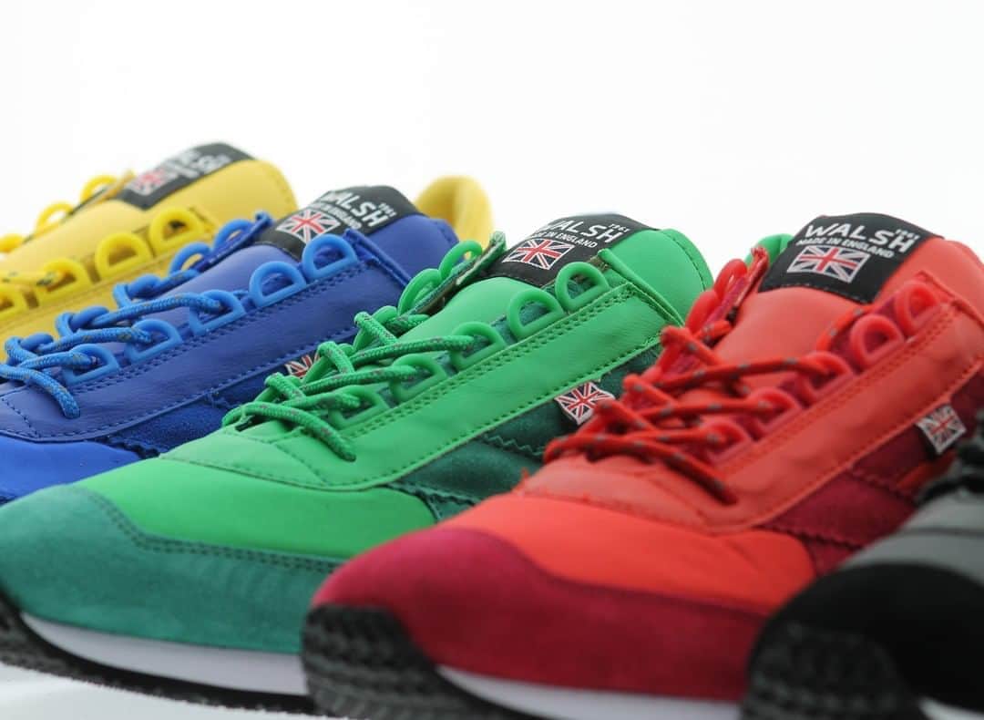 ウォルシュのインスタグラム：「Shop the Voyager Range in the Summer Sale whilst stock lasts!🔥👟 . . . #normanwalshuk #normanwalsh #britishmanufacturing #madeinbritain #ukmfg #shoes #footwear #sneakers」