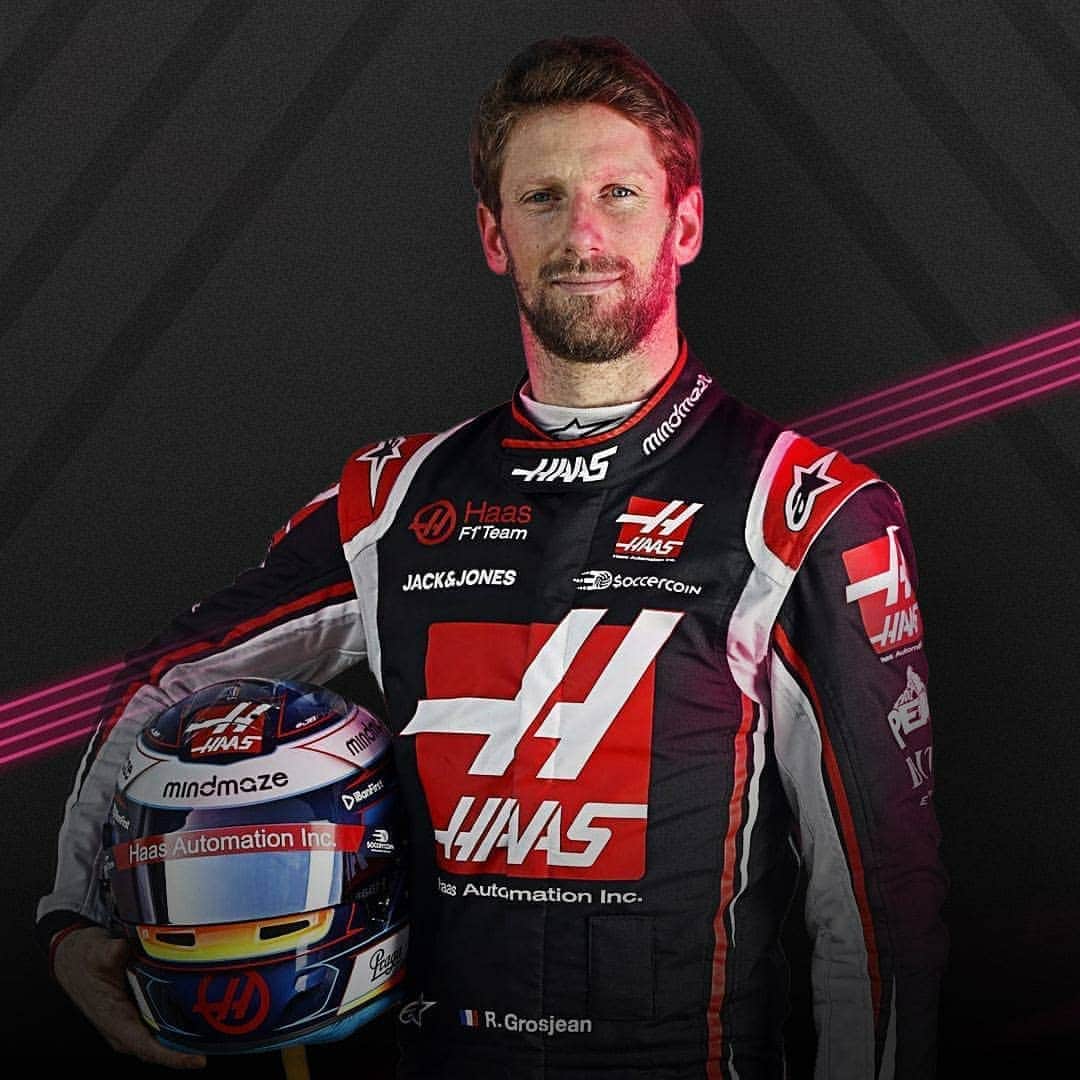 ロマン・グロージャンのインスタグラム：「Want to know my weekend playlist? Check it out at @107social the new home of next-generation motorsport #r8g #playlist」