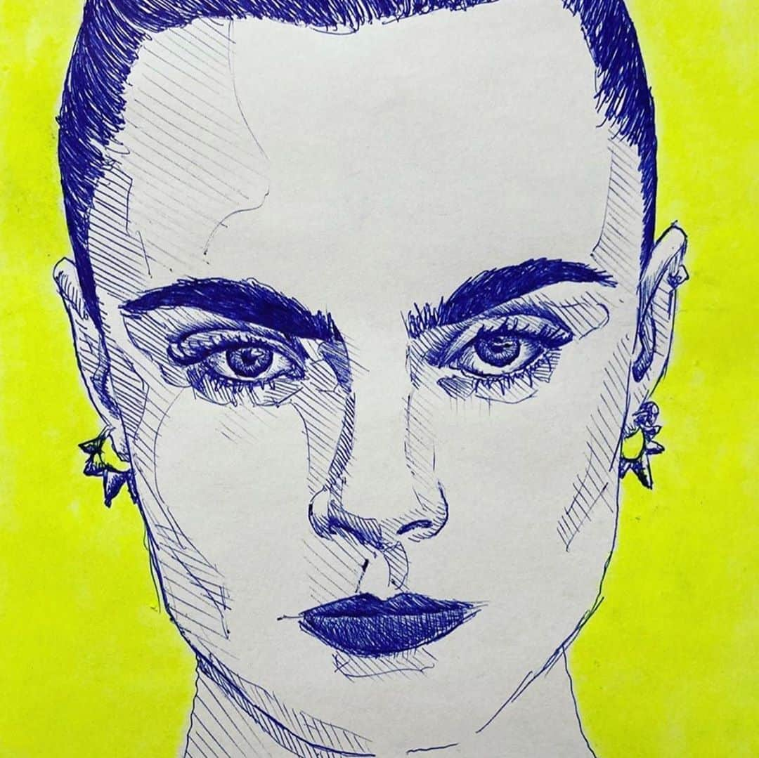 カーラ・デルヴィーニュさんのインスタグラム写真 - (カーラ・デルヴィーニュInstagram)「#FanArtFriday 💙👏🏽」8月15日 3時39分 - caradelevingne