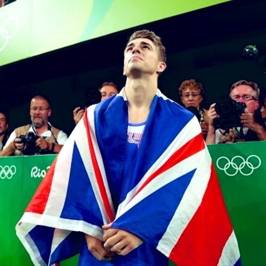 マックス・ウィットロックのインスタグラム：「‪4 years ago today, a day to remember 🥇🥇🇬🇧🇬🇧‬  ‪ @scotthann @teamgb @olympicchannel @olympics」