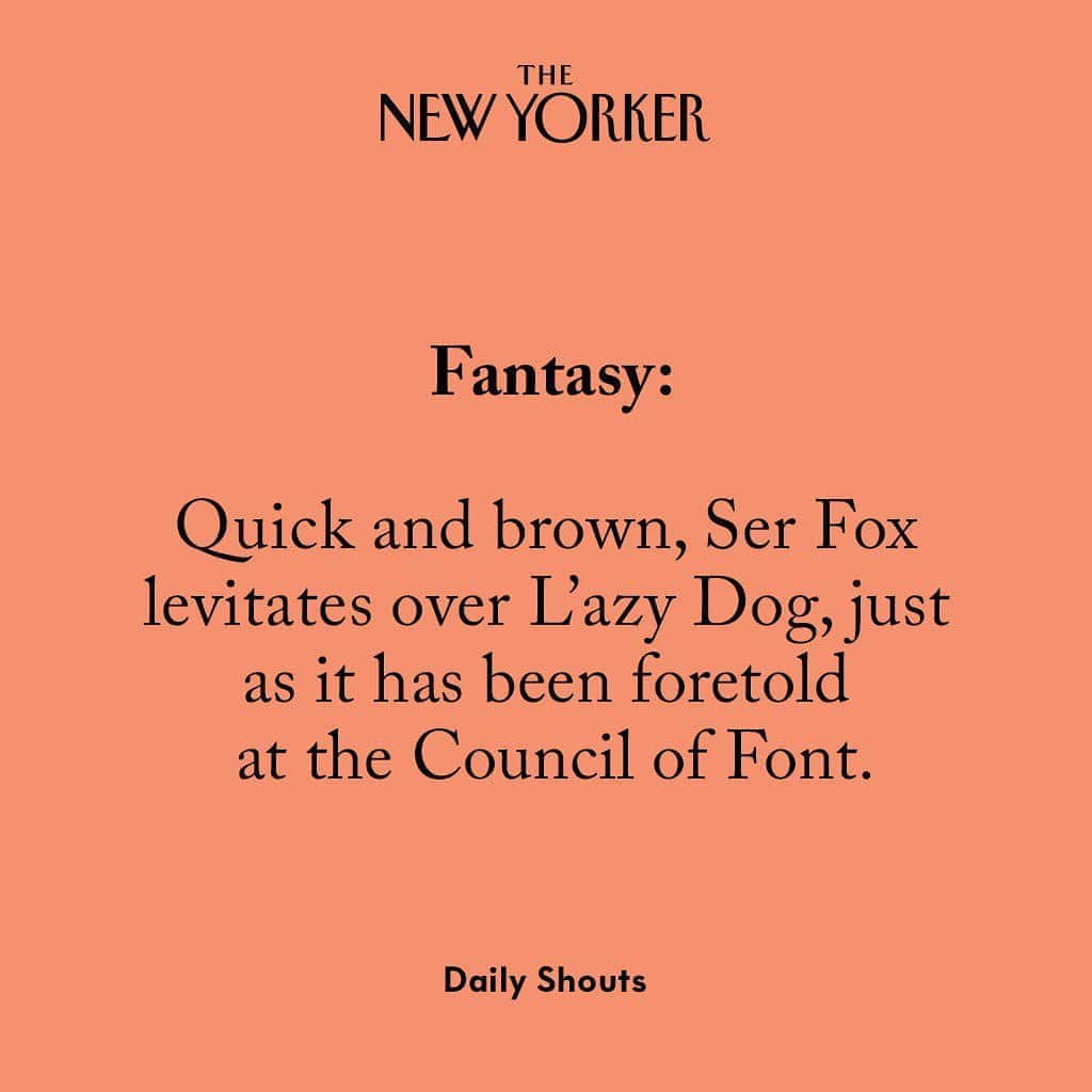 The New Yorkerさんのインスタグラム写真 - (The New YorkerInstagram)「What if the story of the quick brown fox jumping over the lazy dog was retold in different genres? Tap the link in our bio to see it translated into pulp romance, post-apocalyptic fiction, and more.」8月15日 7時02分 - newyorkermag