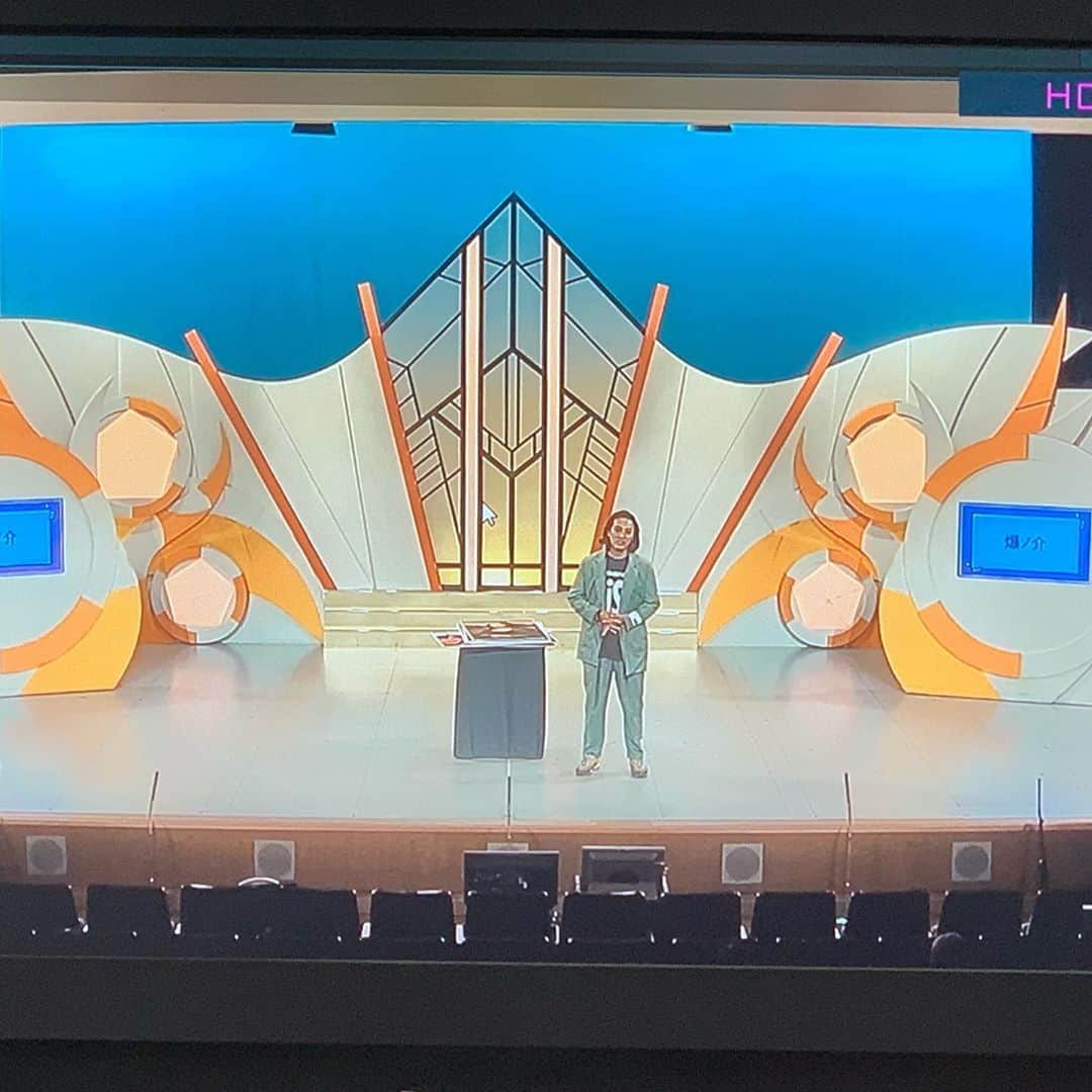 池田真一のインスタグラム：「よしもとお笑いライブにジョーカー出てました。今日もいっぱい笑ってました。」