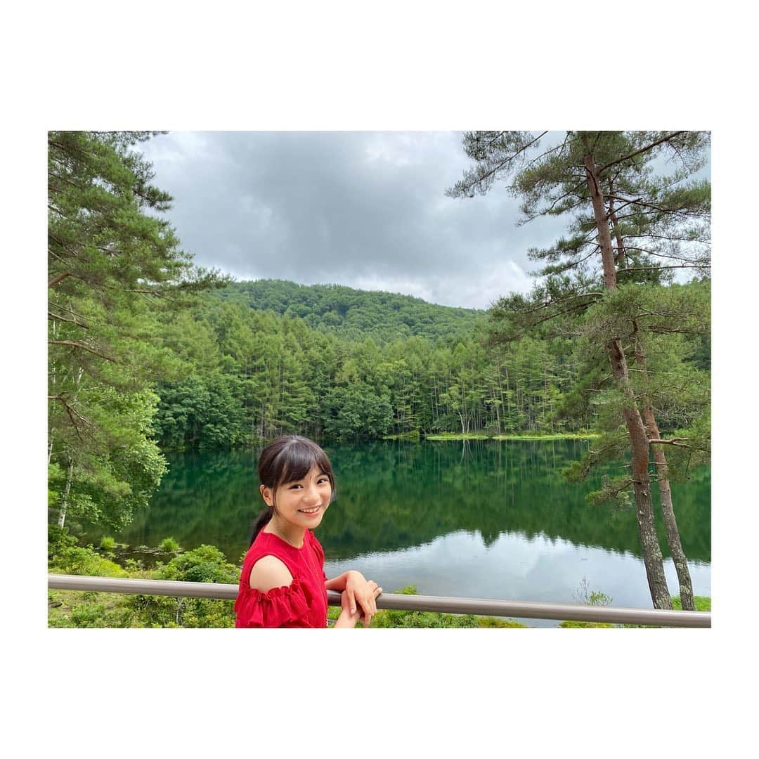 柿澤ゆりあさんのインスタグラム写真 - (柿澤ゆりあInstagram)「﻿ 御射鹿池﻿ ﻿ あいにくの曇り空☁️だったけど、﻿ 水面が鏡のようでとても綺麗でした✨﻿ ﻿ #御射鹿池﻿」8月15日 18時04分 - yuria_kakizawa_403