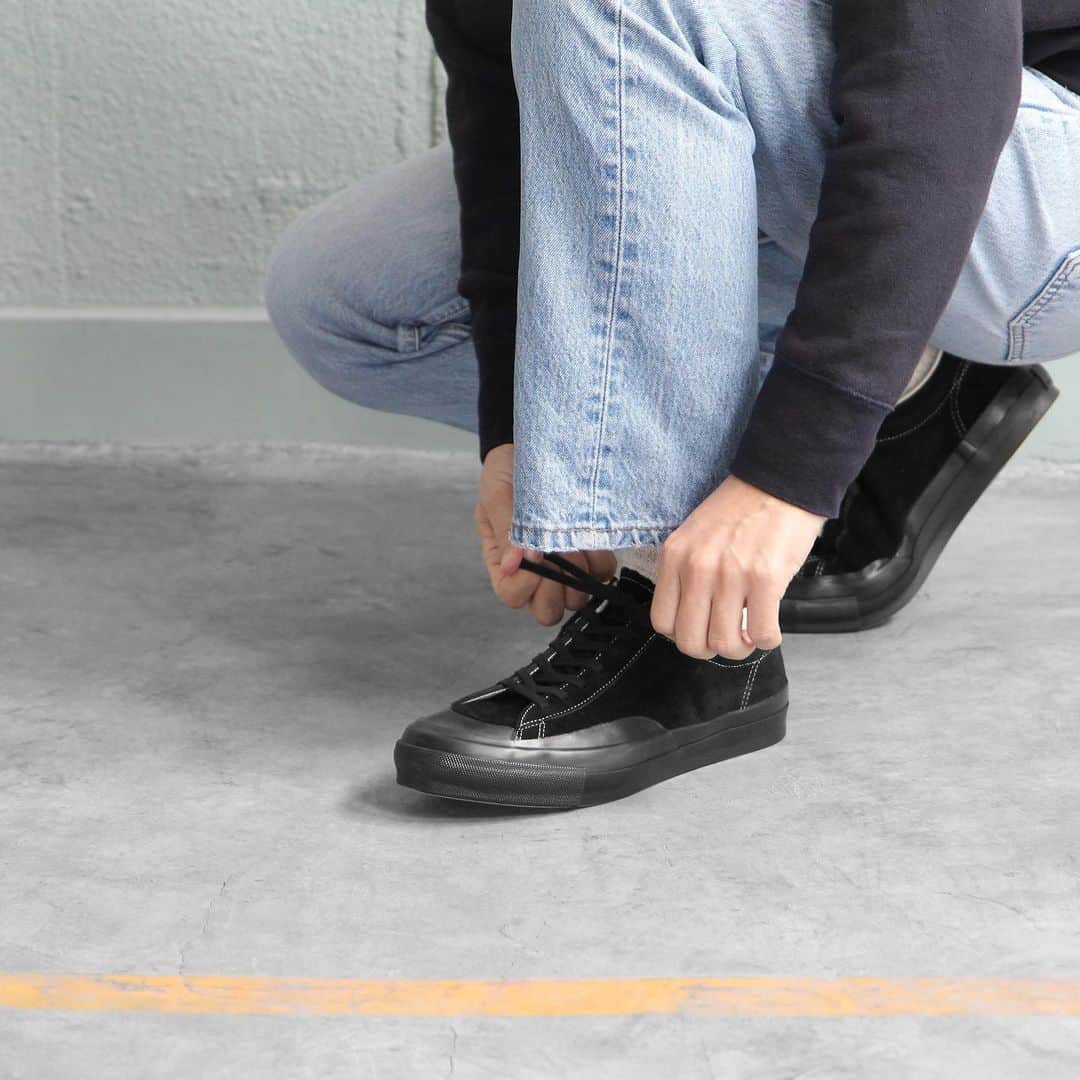 MOONSTARのインスタグラム：「BUMPER COURT / BLACK  #moonstarshoes  #finevulcanized  #bumpercourt  #madeinkurume」