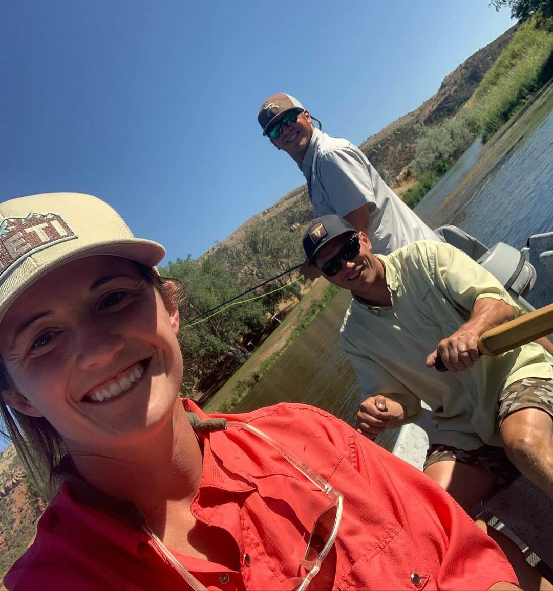 ペイジ・ローレンスのインスタグラム：「Life is better with you 💙  Oh yah, and the fishing was a BLAST also! I can’t wait to go again!!! 🙃🙃」