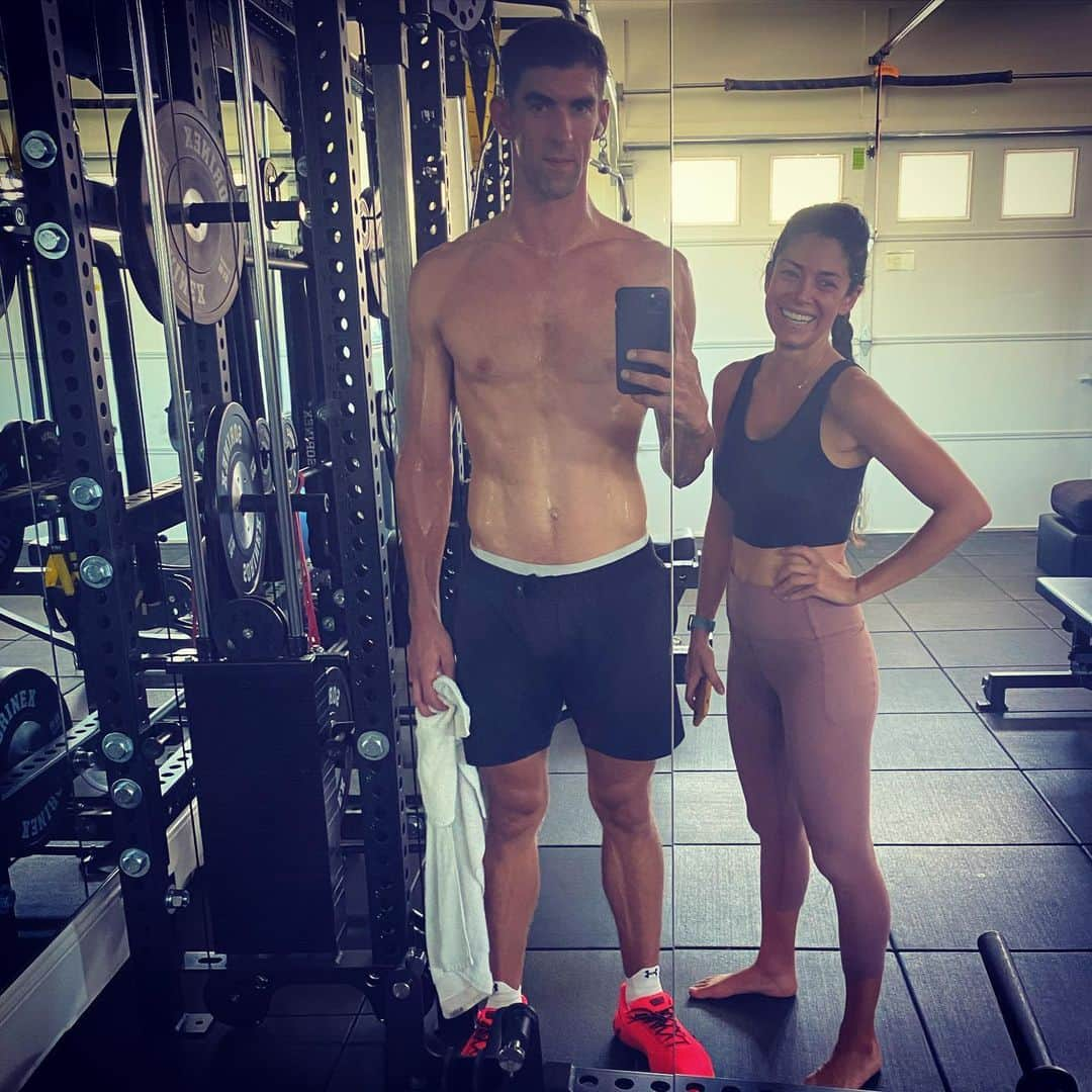 マイケル・フェルプスさんのインスタグラム写真 - (マイケル・フェルプスInstagram)「@mrs.nicolephelps is the best workout partner ever!! 🙏 for helping me today...it was one of those days where “I didn’t wanna workout “. #teamwork」8月15日 11時23分 - m_phelps00