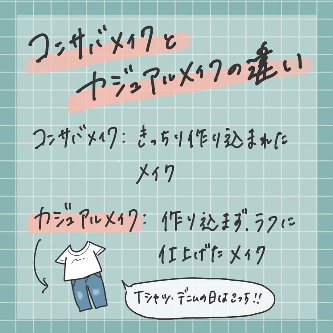 corectyさんのインスタグラム写真 - (corectyInstagram)「【シンプルコーデに合うメイク♡】 ・ 今回は、シンプルなコーデにピッタリな 『 ゆるカジュアルメイク 』をcorecty編集部が解説📝 ・ ・ ・ corecty編集部では、皆さまの『なりたい』を叶えるため、 フォロワーさんからの投稿リクエストも受付中！ 「こんな投稿が見たい！」「こんなことで悩んでいます…😥」などなど、 コメント欄やDMで投稿のリクエストを受け付けております♥ 気軽にご連絡ください💌 ・ ・ #大人メイク#女ウケ#眉メイク#マスカラ#ゆるメイク#ナチュラルメイク#抜け感#垢抜け #垢抜けメイク #大人っぽ #アイブロウ #アイライン #アイメイク #アイライナー #チーク #リップ #メイク #メイク術 #美意識向上委員会 #メイクアップ #メイク初心者 #メイク講座 #corectyメイク講座」8月15日 12時12分 - corecty_net