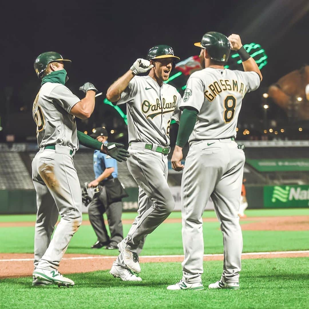 オークランド・アスレチックスさんのインスタグラム写真 - (オークランド・アスレチックスInstagram)「Together We’re GRAND SLAMMIN’. #RootedInOakland」8月15日 13時42分 - athletics