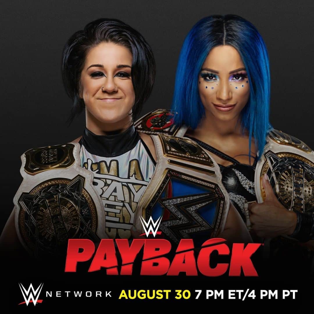 WWEさんのインスタグラム写真 - (WWEInstagram)「Who will step up to The Golden Role Models and challenge for the WWE Women's Tag Team Titles at #WWEPayback? @itsmebayley @sashabankswwe」8月15日 13時41分 - wwe
