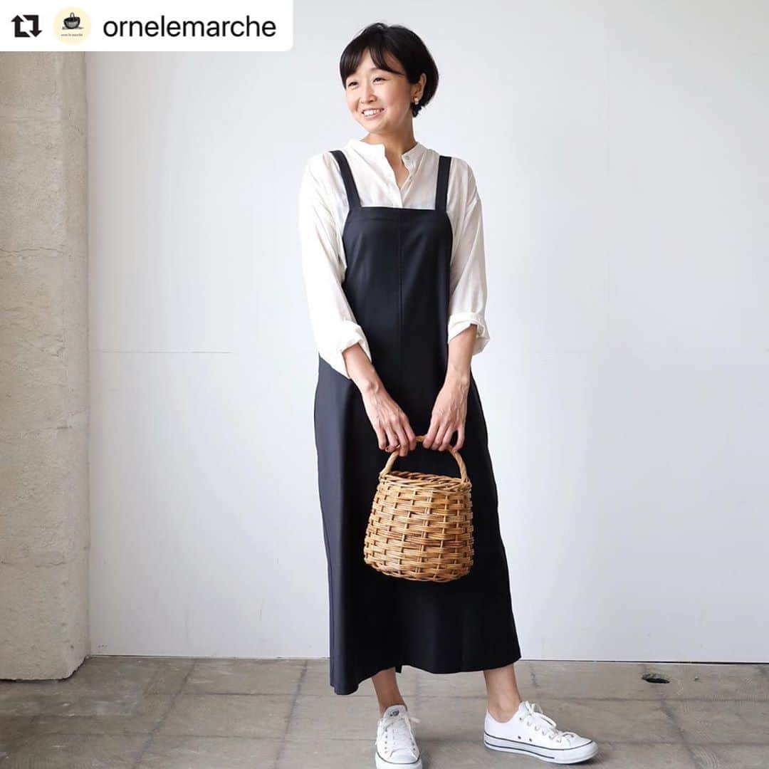 オルネ ド フォイユさんのインスタグラム写真 - (オルネ ド フォイユInstagram)「【姉妹店　オルネ ル マルシェ WEBショップ新入荷情報】﻿ ﻿ #Repost @ornelemarche with @make_repost﻿ ・・・﻿ 【WEB SHOP／お洋服 新入荷】﻿ ﻿ 夏物のお洋服は、SALE中ですが、秋から冬に向けてのお洋服なども入荷しております。﻿ ﻿ assiette﻿ カジュアルからキレイめまで相性が良く、コーディネートの幅の広いサロペットスカート。﻿ ﻿ HEVENLY﻿ シンプルなAラインワンピースは、袖に向かってふんわり広がり、女性らしいシルエットを作ります。﻿ ﻿ ぜひWEB SHOPを覗いてみてくださいね！﻿ ﻿ #ornelemarche #ornedefeuilles ﻿ #kichijoji #fudomae﻿ #assiette #hevenly﻿ #オルネルマルシェ #オルネドフォイユ ﻿ #吉祥寺 #不動前﻿ #アシェット #ヘブンリー﻿ #秋服 #夏服 #sale」8月15日 14時06分 - ornedefeuilles