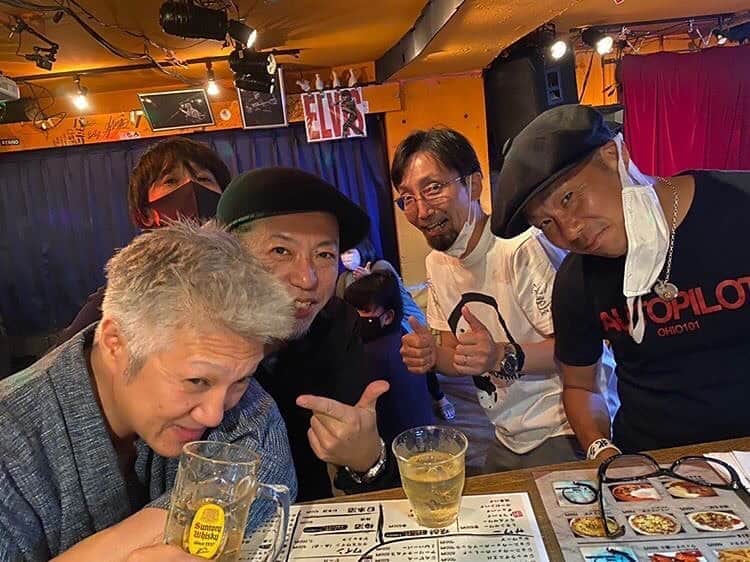 イマイアキノブのインスタグラム：「ঌ 仲間って最高  #神田theshojimaru  #鈴木純也 #調先人  #クハラカズユキ #imaiakinobu  #イマイアキノブ」