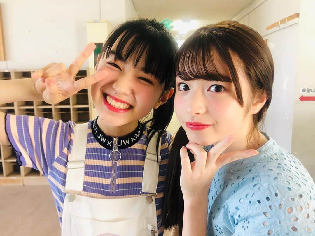 ニコ☆プチのインスタグラム：「🍇🧊 お互いすきぴだそうです✌︎✌︎💓 . . #葛西杏也菜  #森﨑美月 #アヤナもん #すきなぴーぷる」