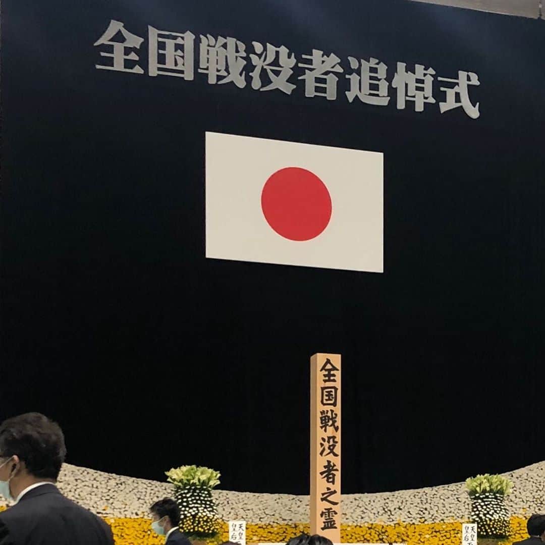 木原稔のインスタグラム：「終戦の日から75年。黙祷。」