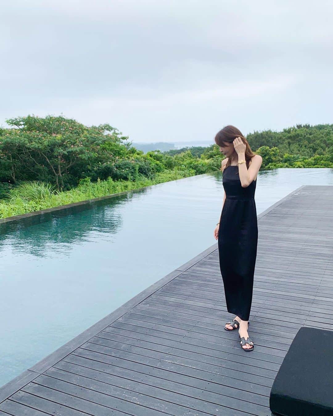 のインスタグラム：「Amanemu Spa  スパからの温水プールが気持ちよかった 海外に行けなくても、日本には心休まる 素晴らしい場所がたくさんある。  また来たい場所❤︎  @amanemu_resort  #Amanemu #アマネム #伊勢」