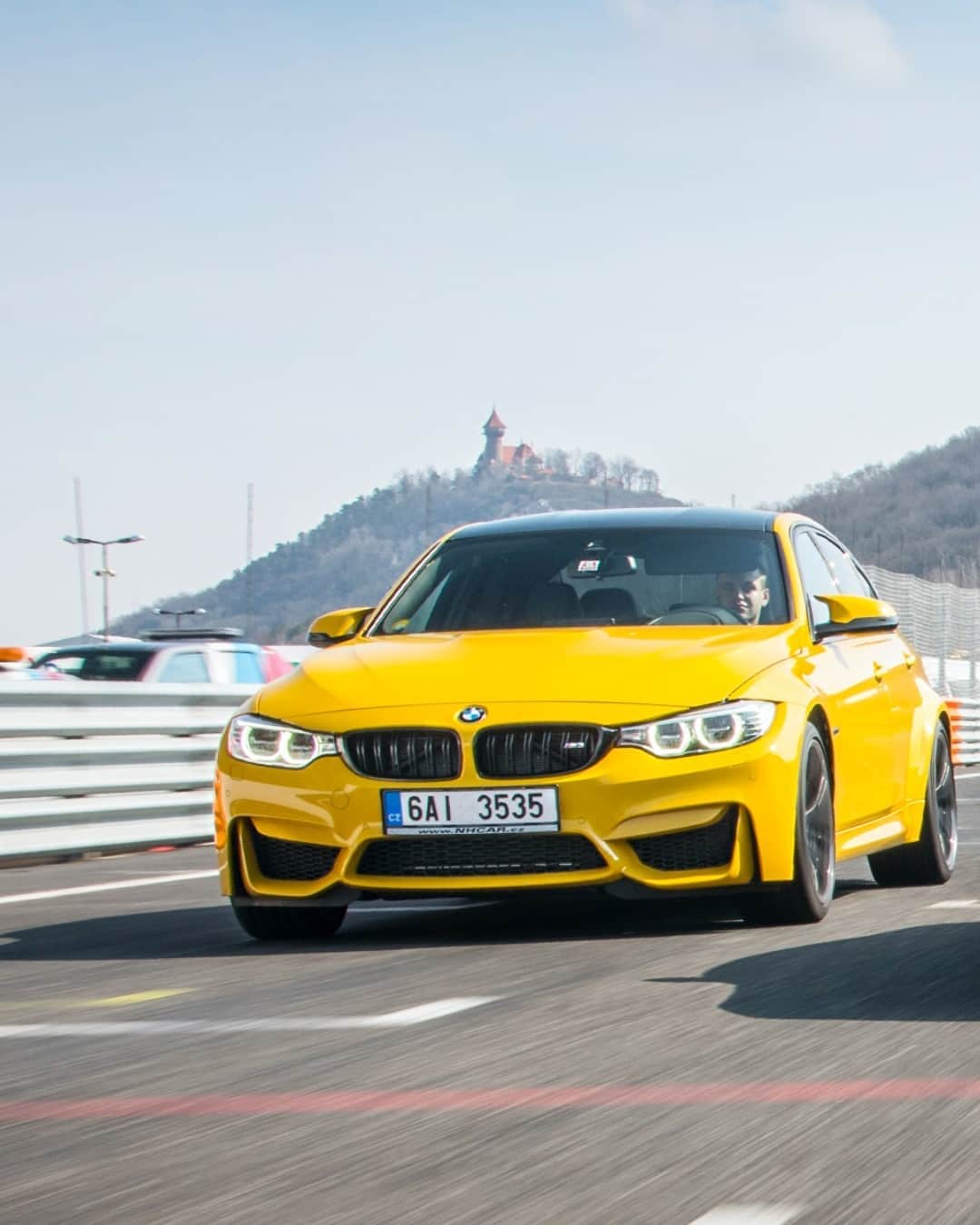 BMWのインスタグラム：「Yellow for all your desires. The BMW M3. #TheM3 #BMW #M3 @BMWM」