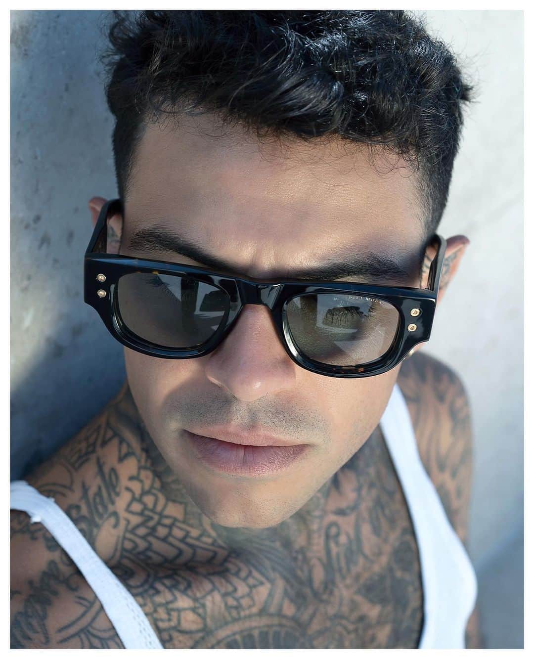 ディタのインスタグラム：「DITA embraces bold personality with bold design. The DITA Muskel uses 8mm high-end sculpted acetate for exceptional depth and angularity. #DITAeyewear #DITAplaces #NobuLosCabos #CategoryOfOne #DITAmuskel #DITAsunglasses」