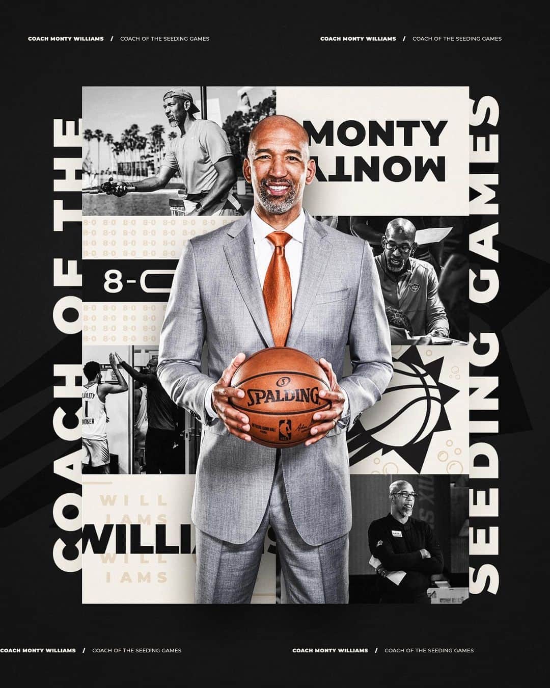 フェニックス・サンズさんのインスタグラム写真 - (フェニックス・サンズInstagram)「“It’s a huge blessing. I’m just thankful for what our guys accomplished in Orlando.” - the NBA Coach of the Seeding Games: Monty Williams 👏」8月16日 3時38分 - suns