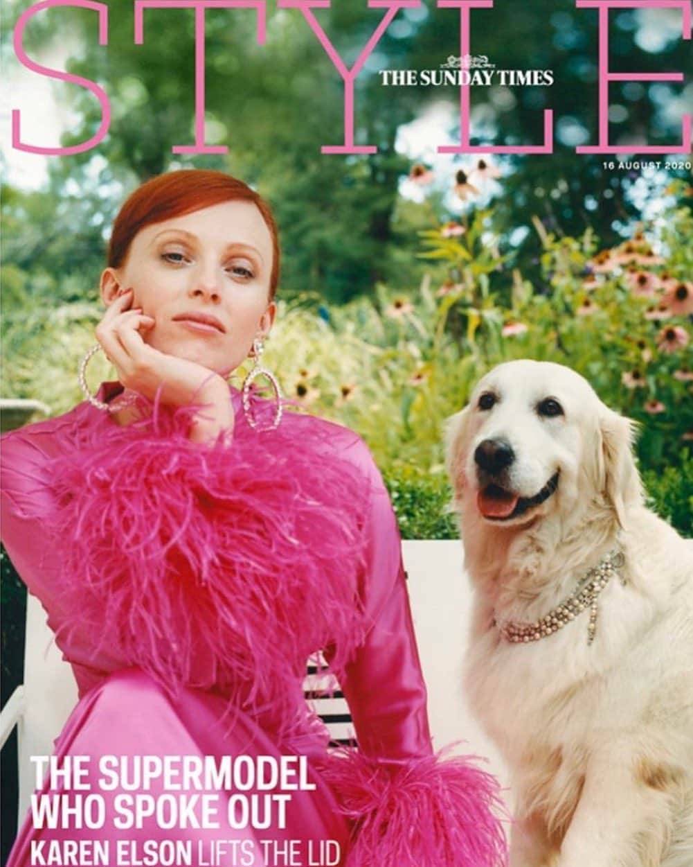 IMG Modelsさんのインスタグラム写真 - (IMG ModelsInstagram)「Pretty in Pink. 💗 #KarenElson (@misskarenelson) covers @theststyle. #📷 @matfollowill #👗 @verityparker #⭐️ #IMGstars」8月16日 3時39分 - imgmodels