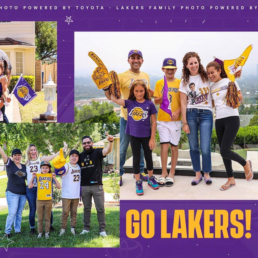 Los Angeles Lakersさんのインスタグラム写真 - (Los Angeles LakersInstagram)「We’re more than a team, we’re family. Introducing the Lakers Family Photo Album, powered by @toyotasocal. Send us your photos using #LakersFamilyPhoto for a chance to be featured.」8月16日 3時59分 - lakers