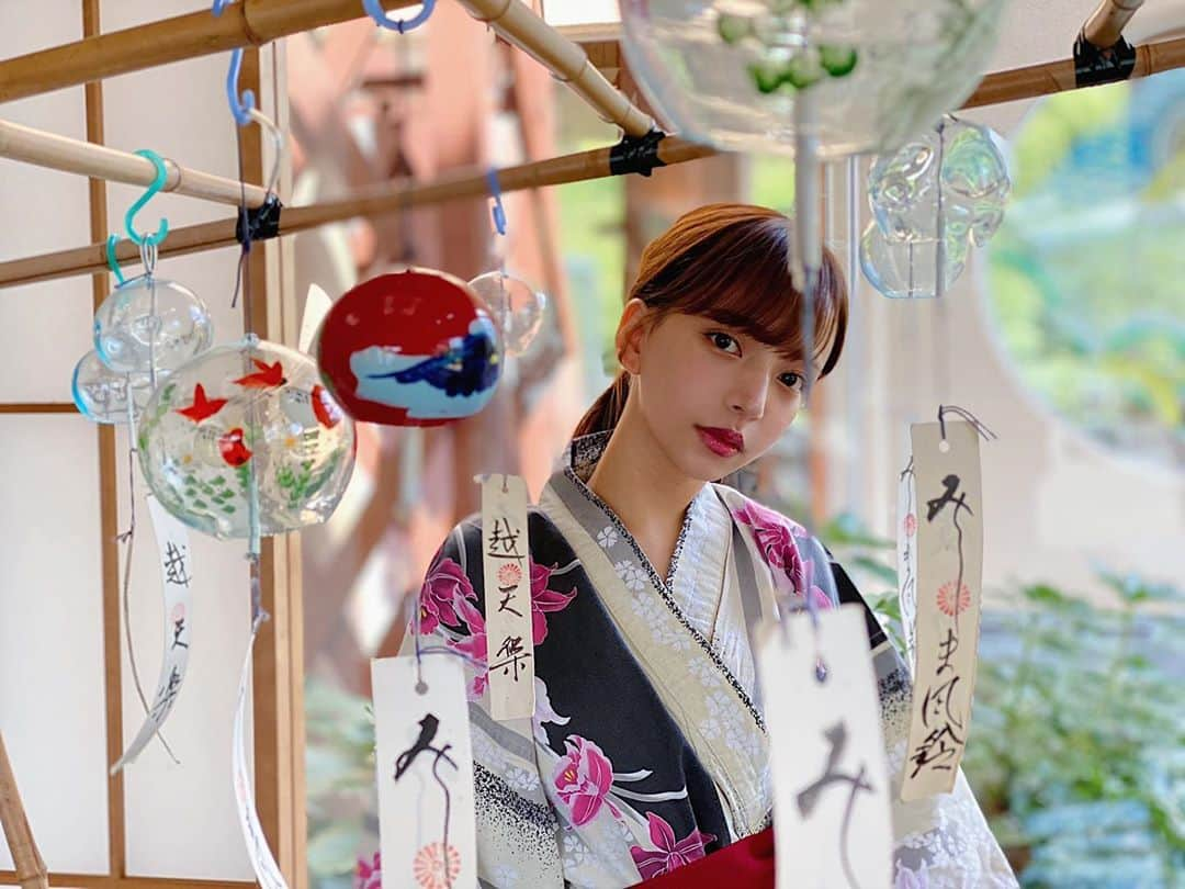 平尾優美花（ゆみちぃ）さんのインスタグラム写真 - (平尾優美花（ゆみちぃ）Instagram)「🎐💙🐠 みなさんの、"夏といえば？？"」8月15日 19時51分 - hirao_yumika