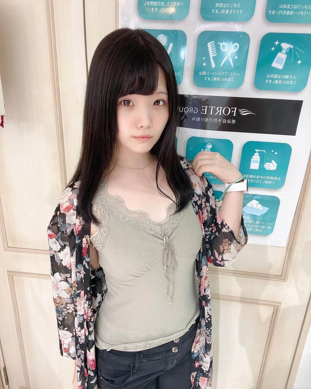 河合陽菜のインスタグラム：「清楚復活」