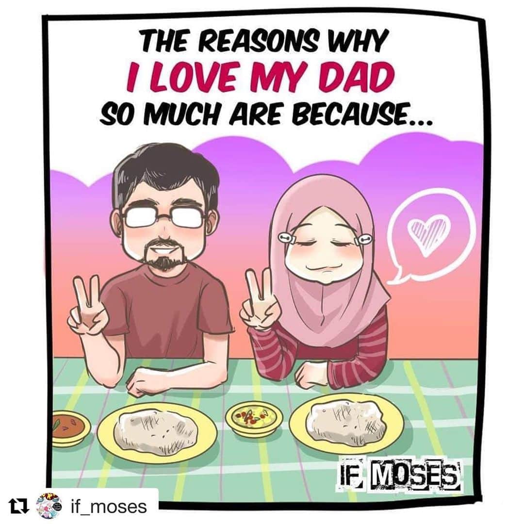 Koleksi Komik Malaysiaさんのインスタグラム写真 - (Koleksi Komik MalaysiaInstagram)「#Repost @if_moses with @get_repost ・・・ Shout out appreciation to all of the great DADs out there. 💐  Papa will always be Papa. No matter where he is, no matter how occupied he seems, he will always make time for his children & grandchildren.   🎉HAPPY 58th BEST-DAY PAPA! 🎉  Thank u Papa for always be the greatest dad of all time. I just love every single moment that we've spent together. 😍  #mosesart #mosesartwork #paehdesign #birthday #comic」8月15日 20時08分 - tokkmungg_exclusive