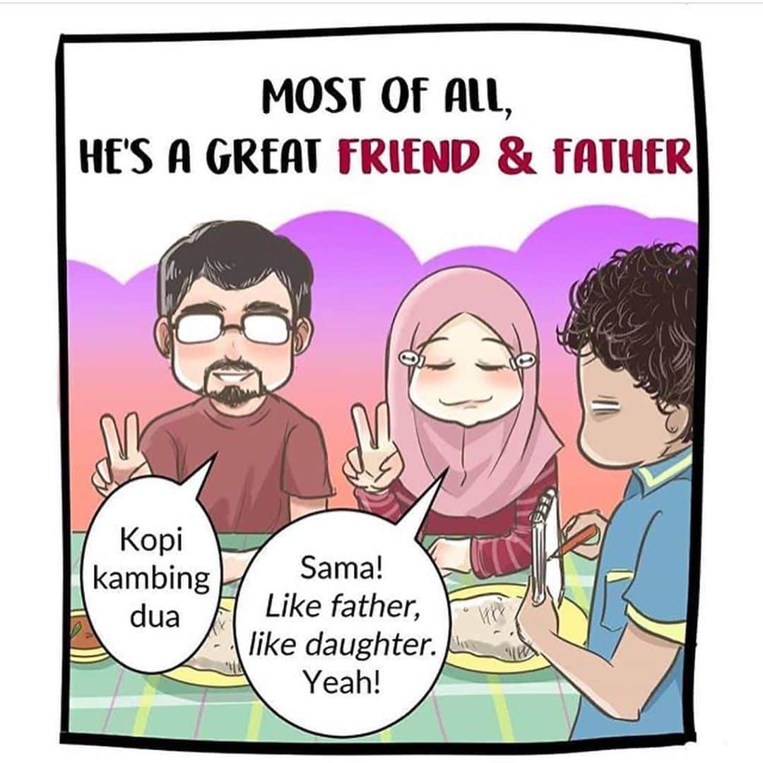 Koleksi Komik Malaysiaさんのインスタグラム写真 - (Koleksi Komik MalaysiaInstagram)「#Repost @if_moses with @get_repost ・・・ Shout out appreciation to all of the great DADs out there. 💐  Papa will always be Papa. No matter where he is, no matter how occupied he seems, he will always make time for his children & grandchildren.   🎉HAPPY 58th BEST-DAY PAPA! 🎉  Thank u Papa for always be the greatest dad of all time. I just love every single moment that we've spent together. 😍  #mosesart #mosesartwork #paehdesign #birthday #comic」8月15日 20時08分 - tokkmungg_exclusive